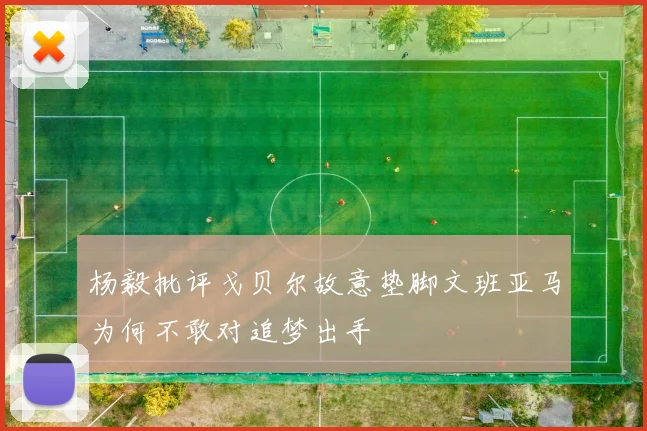 杨毅批评戈贝尔故意垫脚文班亚马为何不敢对追梦出手